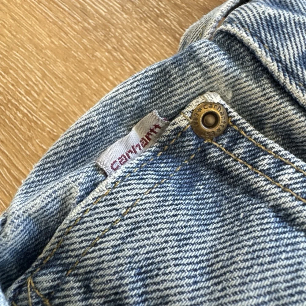 Carhartt Jeans Mens 38 x 29 B480 DVB Straight Traditional Fit‎ Denim Workwear
